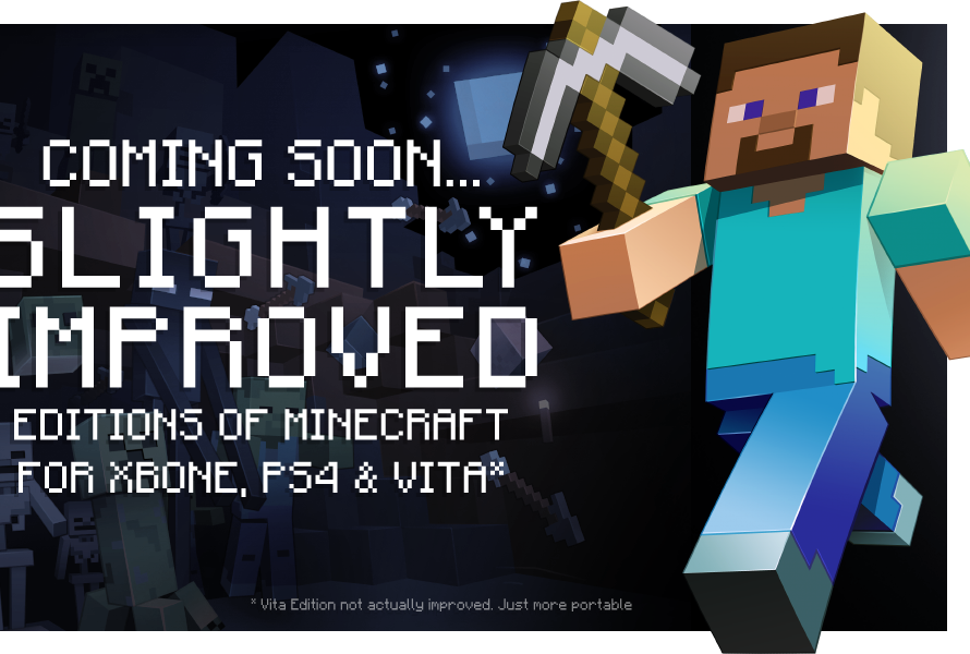 Minecraft Sets For Creation On Next-Gen And PS Vita This August