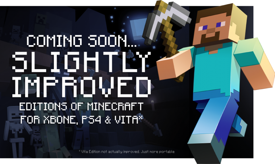 Minecraft Sets For Creation On Next-Gen And PS Vita This August