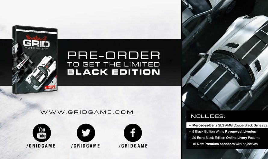 GRID Autosport Black Edition Announced