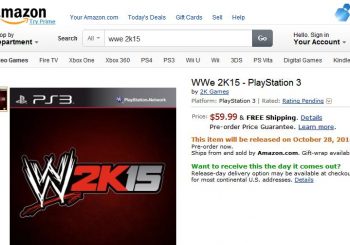 Amazon Lists Possible Release Date And Platforms For WWE 2K15