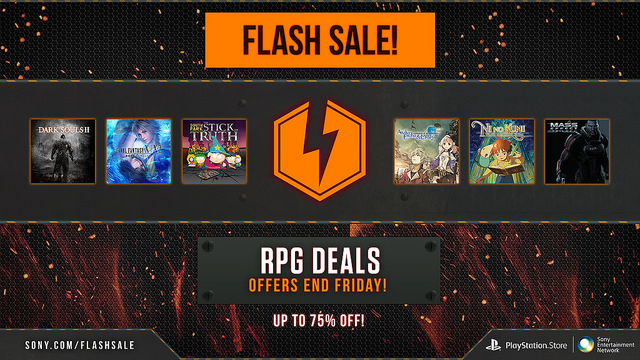PlayStation Flash Sale Grants Up to 75% Off Select RPGs
