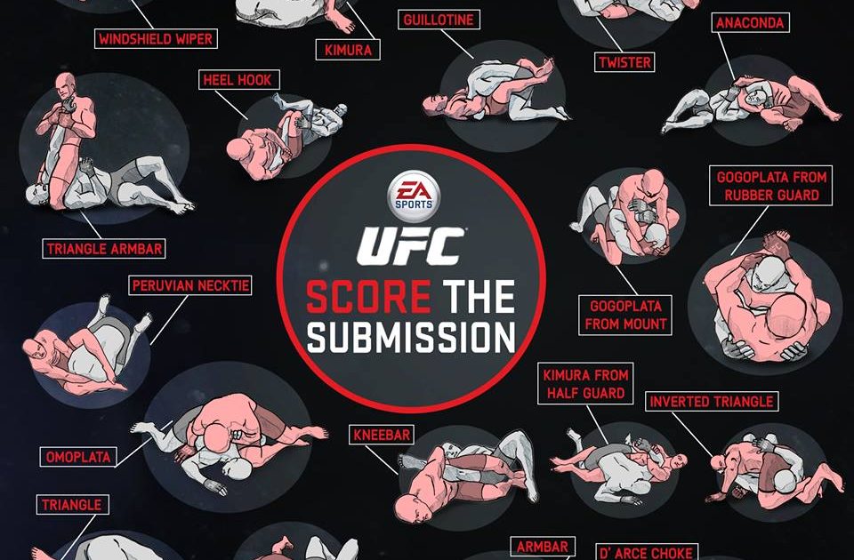The Many Submissions In EA Sports UFC