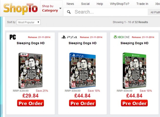 Rumor: Sleeping Dogs HD Barking To PC, Xbox One And PS4