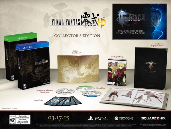 Final Fantasy Type-0 HD Collector’s Edition detailed