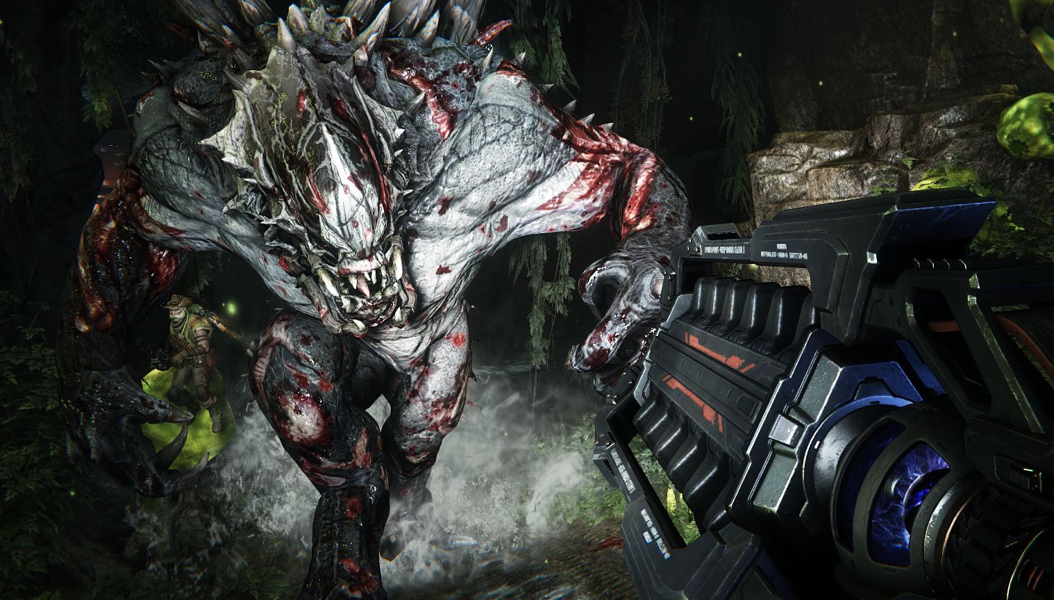 check out the various modes and monsters in evolve just push start