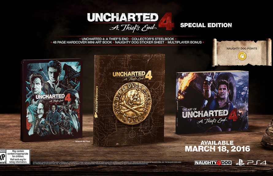Uncharted 4: A Thieves End launches March 2016; Collector’s Editions Revealed