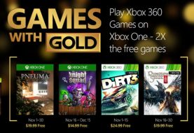 Games with Gold for the month of November detailed