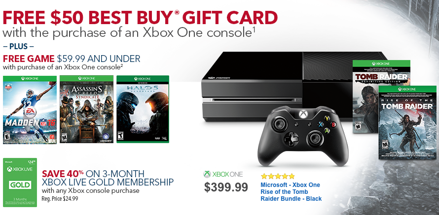 Get the best ‘Xbox One Bundle’ deal at Best Buy this week