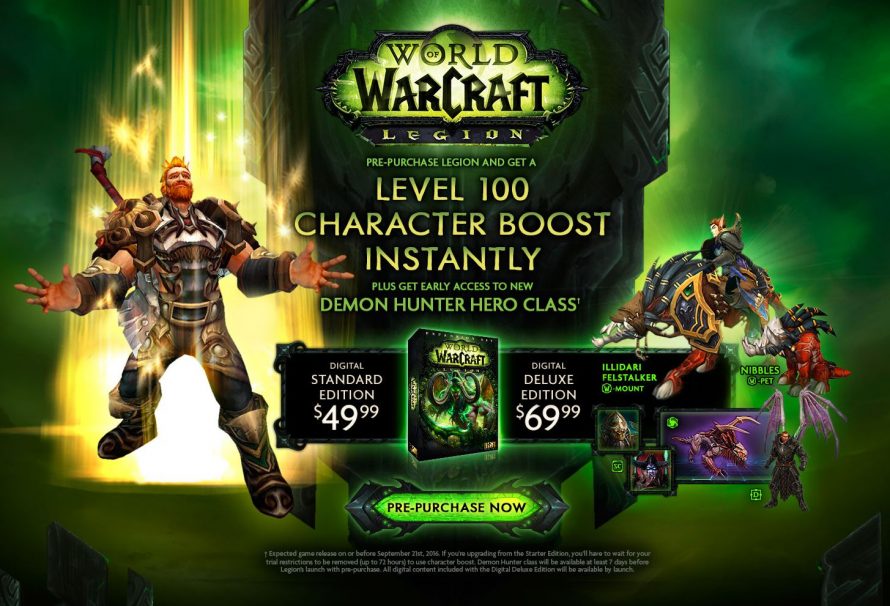 World of Warcraft: Legion will release ‘on or before September 2016’