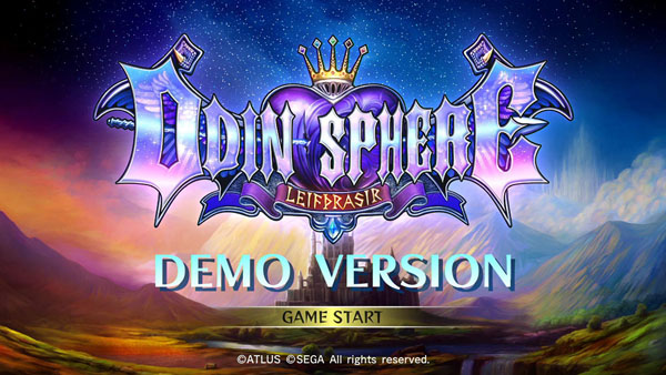 Odin Sphere: Leiftharsir demo now available for download in Japan