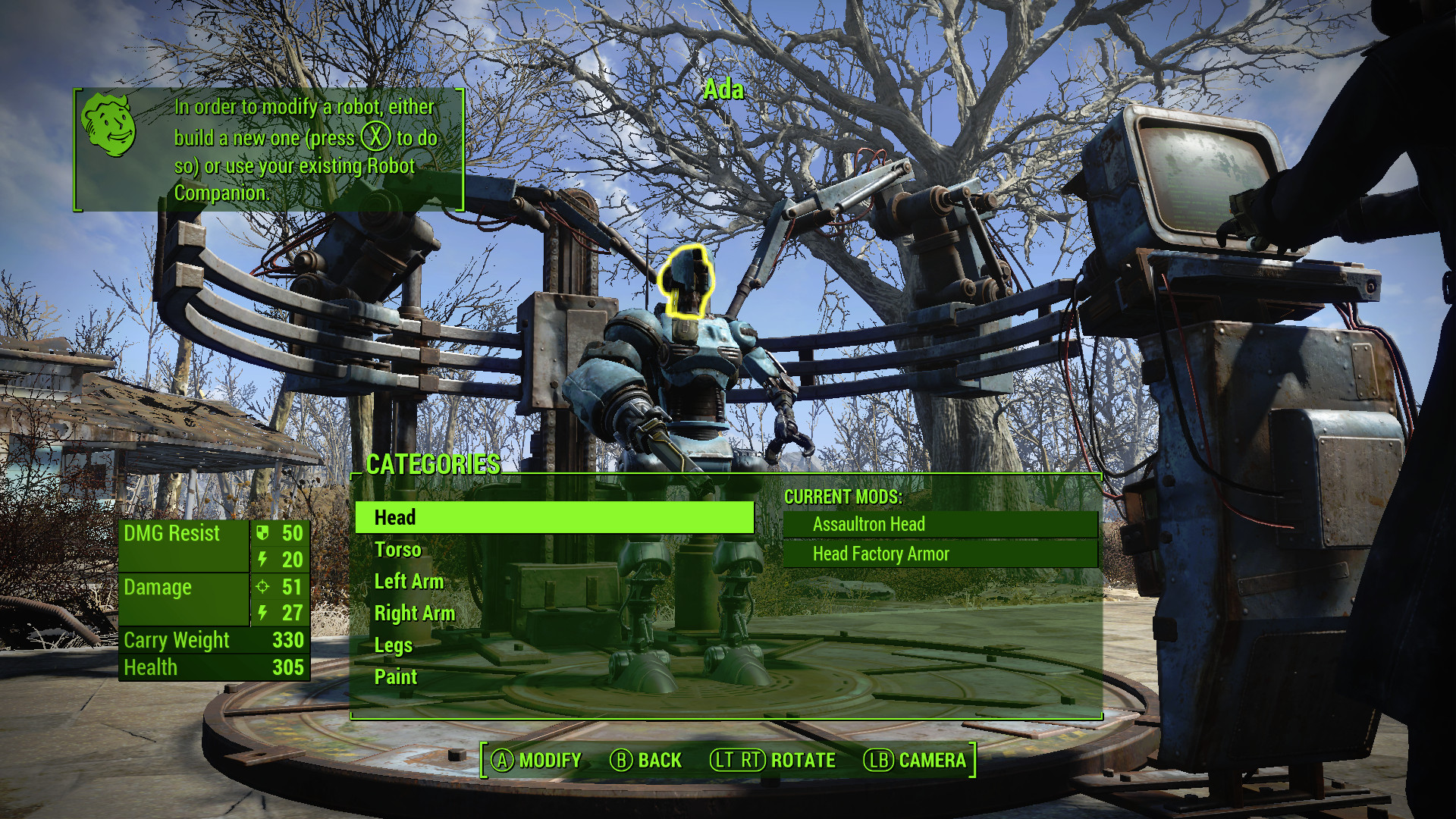 Fallout 4: DLC - Creating Your Own Robot Detailed