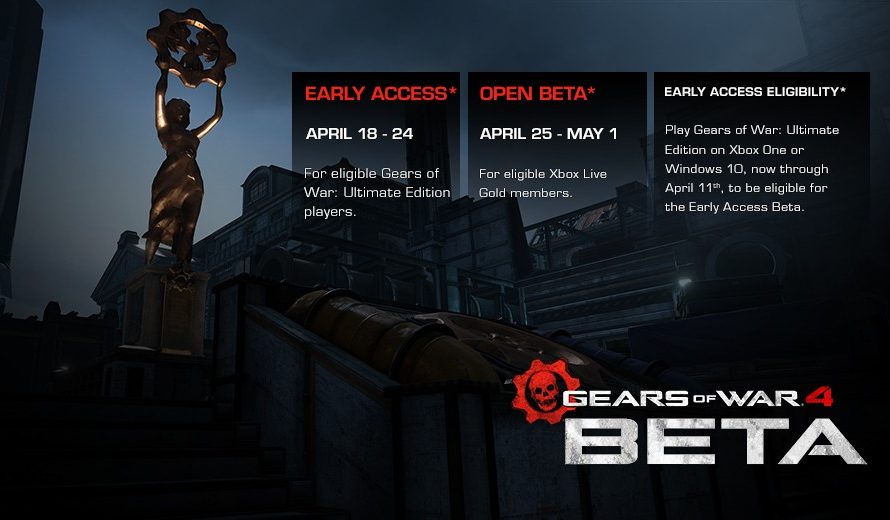 Gears of War 4 Multiplayer Beta Dated