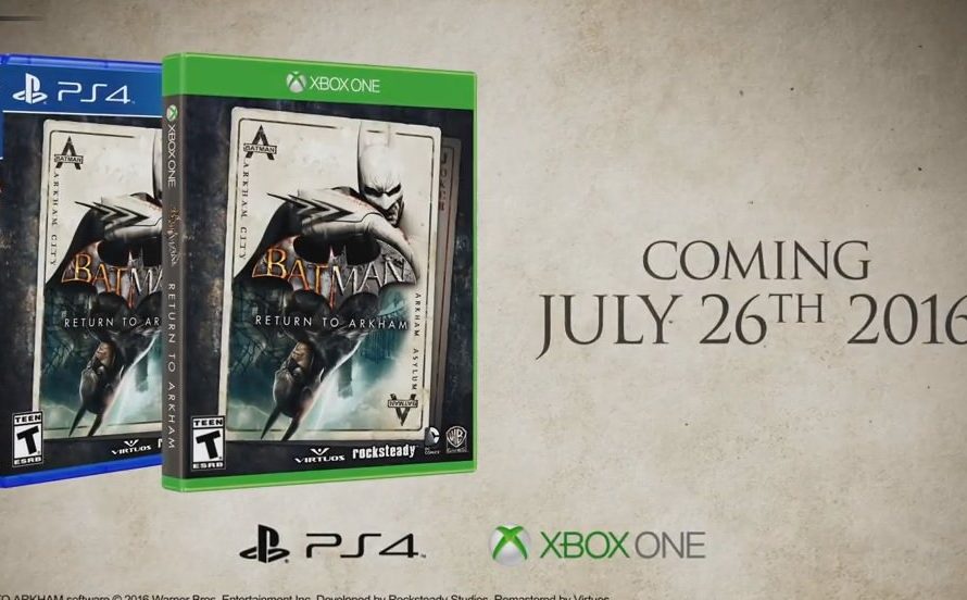 Batman: Return to Arkham Announced for PS4 and Xbox One