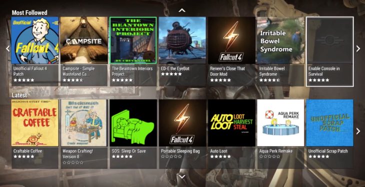 Fallout 4 Mods Now Available on Xbox One