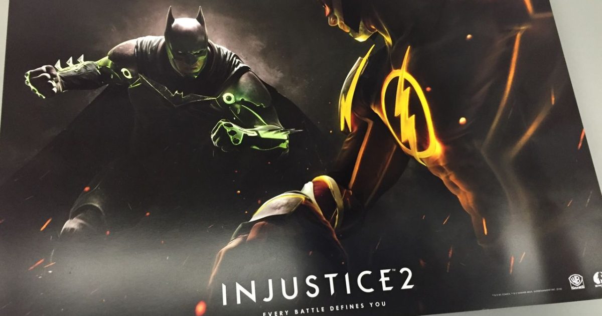 Injustice 2 Poster Leaks Featuring Batman vs The Flash