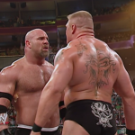 Brock Lesnar Challenges Goldberg In WWE 2K17 Video