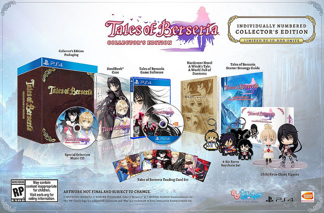 Tales of Berseria Launches January 24, 2017; Collector’s Edition announced