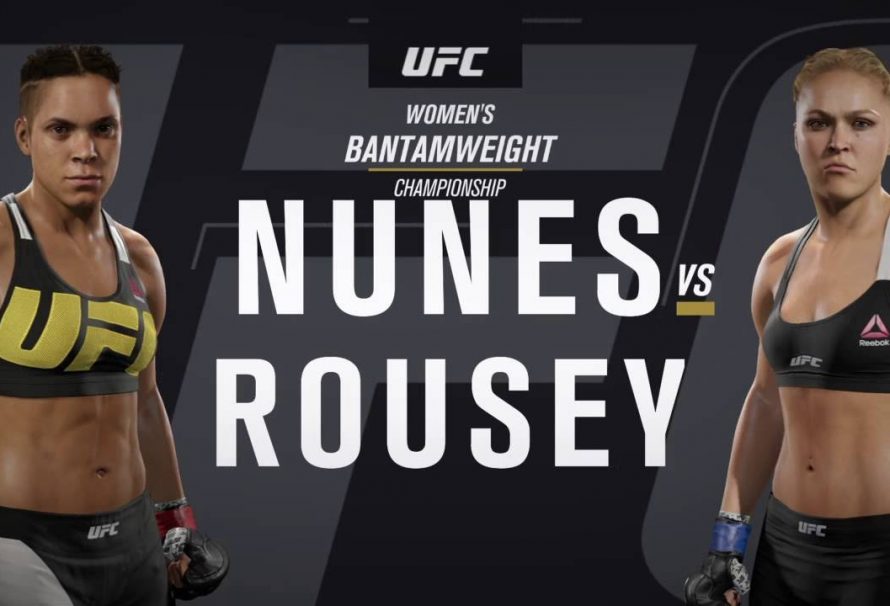 EA Sports UFC 2 Predicts Rousey vs Nunes UFC 207 Fight