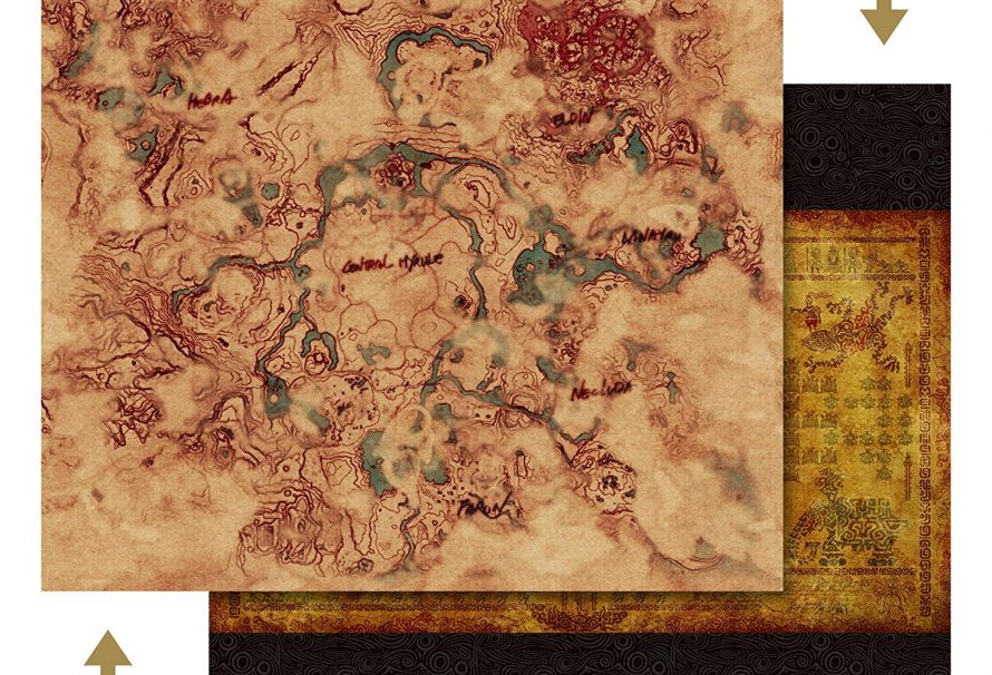 Amazon Japan Posts Closer Look At Zelda Breath Of The Wild Map