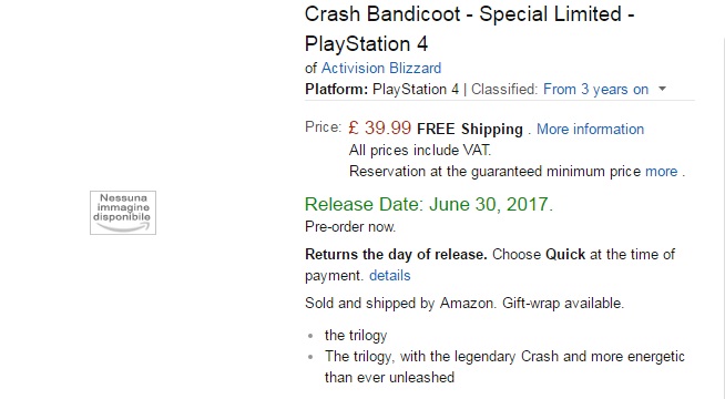 Rumor: Crash Bandicoot N. Sane Trilogy Could Be Getting A Special Edition