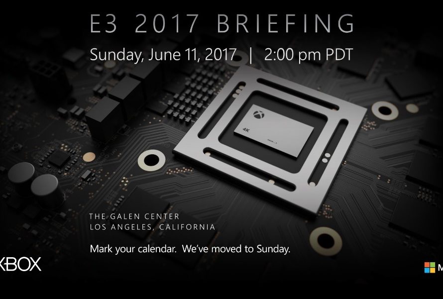Microsoft Changes Its Xbox One E3 2017 Press Conference Date