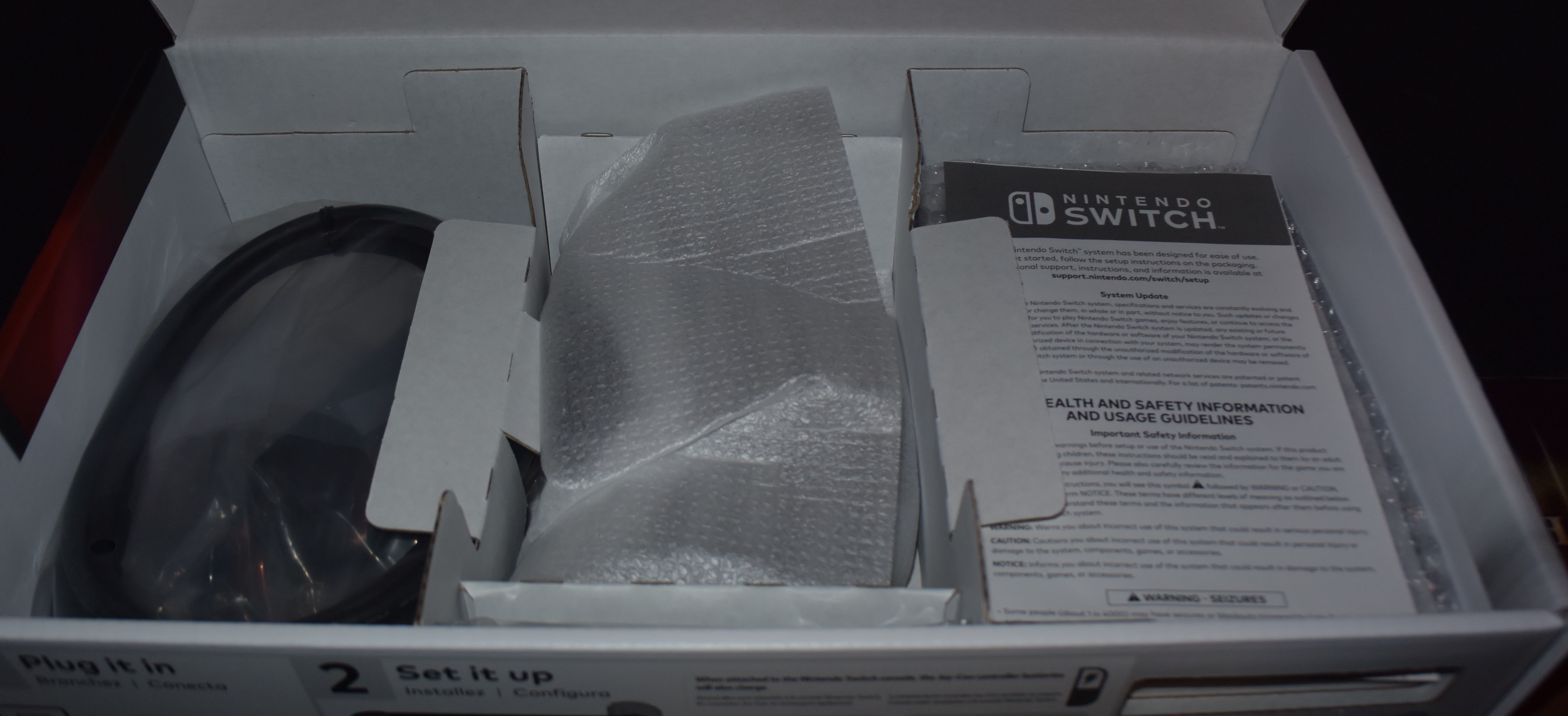 new nintendo switch unboxing