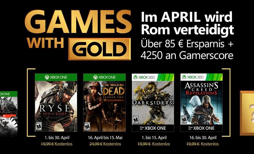 Xbox Austria Reveals Games With Gold April 2017 Lineup