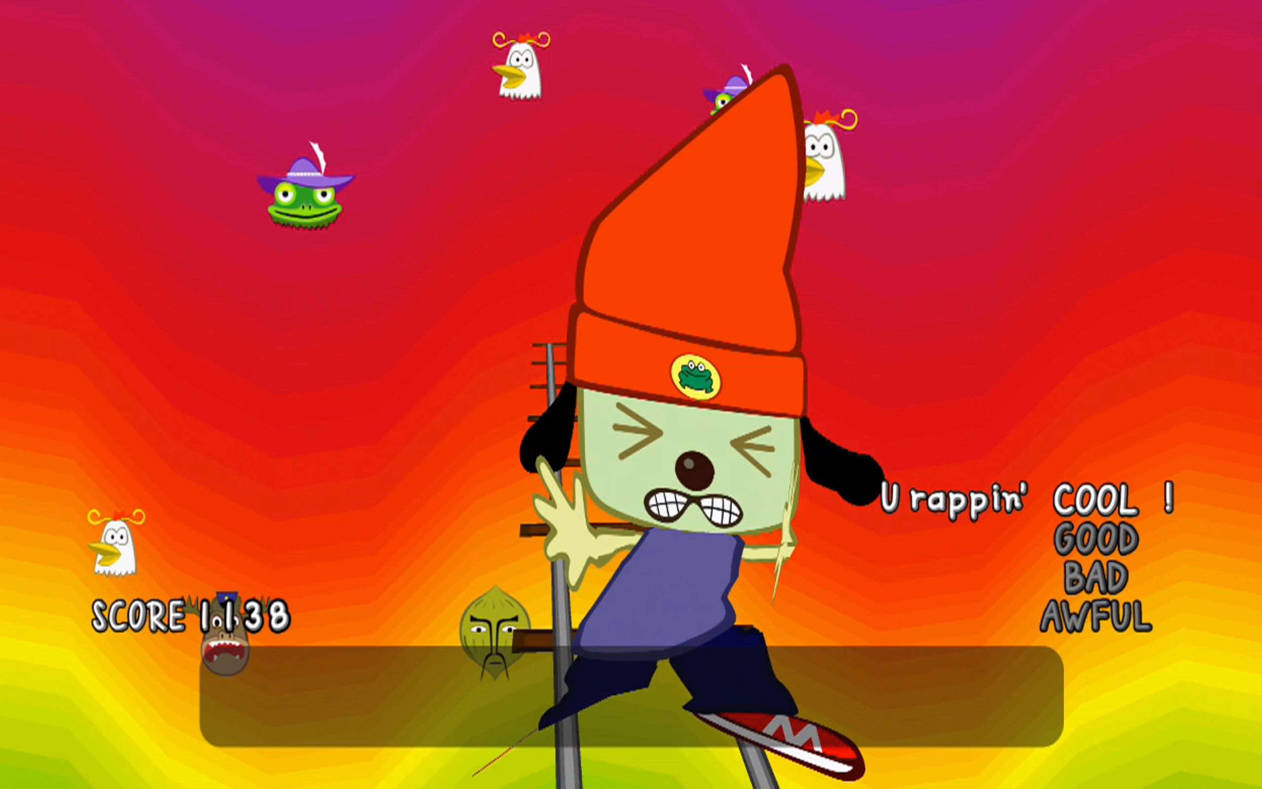 5 Minutes of Parappa the Rapper Remastered Gameplay 