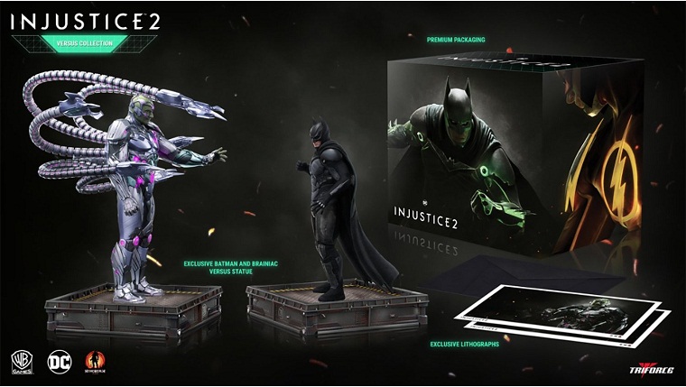 Triforce Reveals Epic Injustice 2 Statues Of Batman And Brainiac