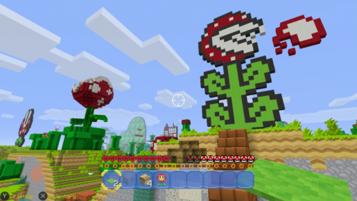 mario and minecraft