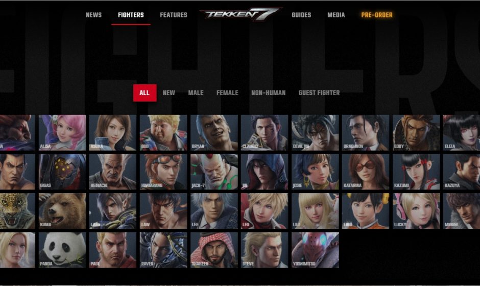 Tekken 7 Website Updated With Character Bios And Guide Videos