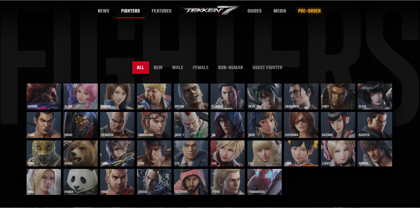 Tekken 7 Website Updated With Character Bios And Guide Videos