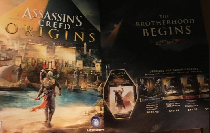 Assassin’s Creed Origins Release Date Has Been Leaked