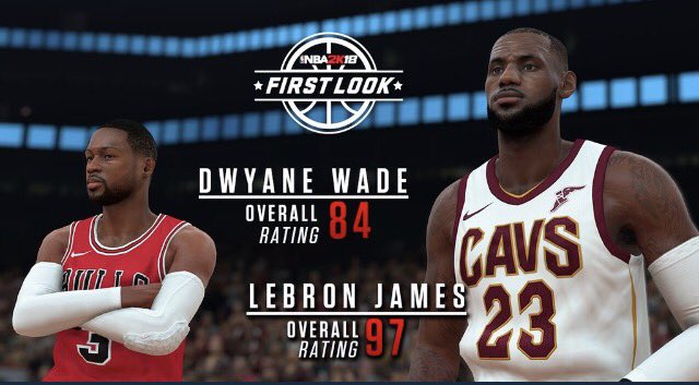 LeBron James And Dwyane Wade’s NBA 2K18 Player Ratings Revealed