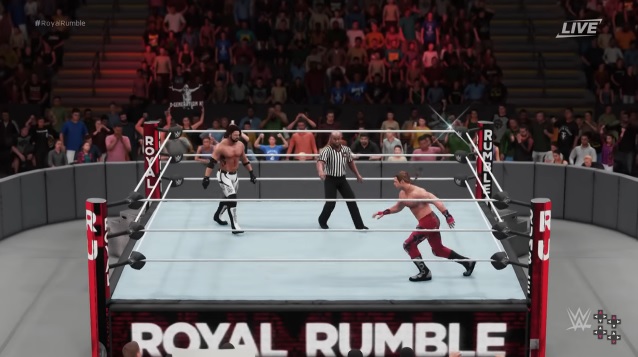 Watch WWE 2K18 Gameplay Footage Of Shawn Michaels vs. AJ Styles