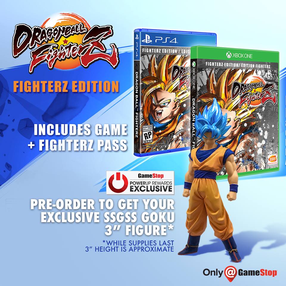 Gamestop Announces Exclusive Dragon Ball FighterZ Pre-order Bonus - Just Push Start