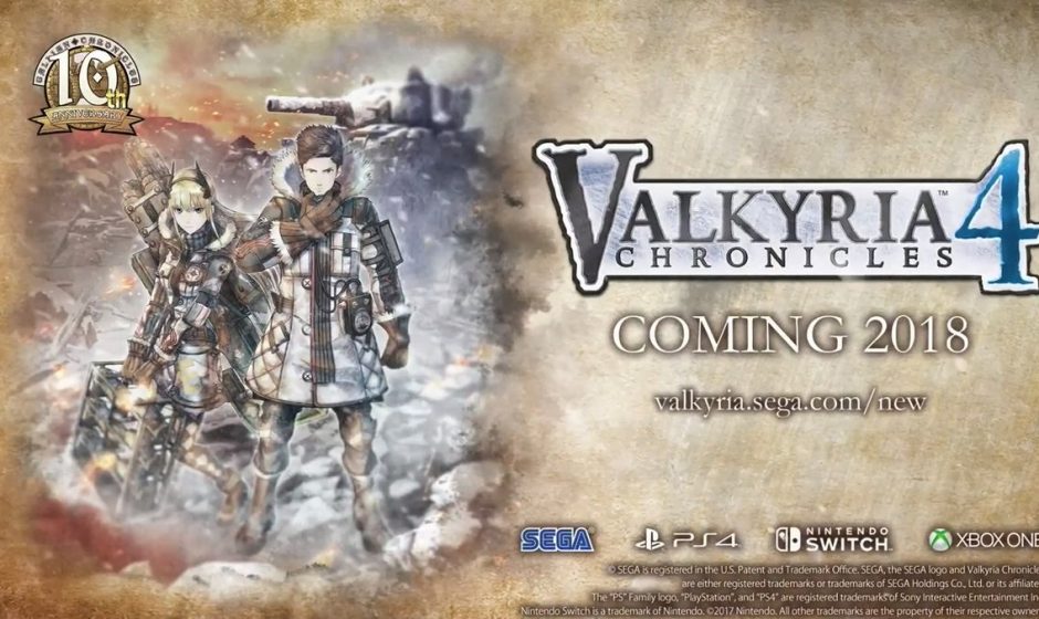 Valkyria Chronicles 4 Releasing For PS4, Xbox One And Nintendo Switch Next Year