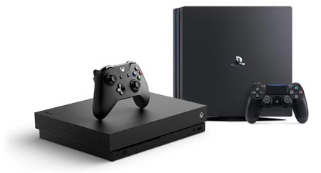xbox x ps4 pro