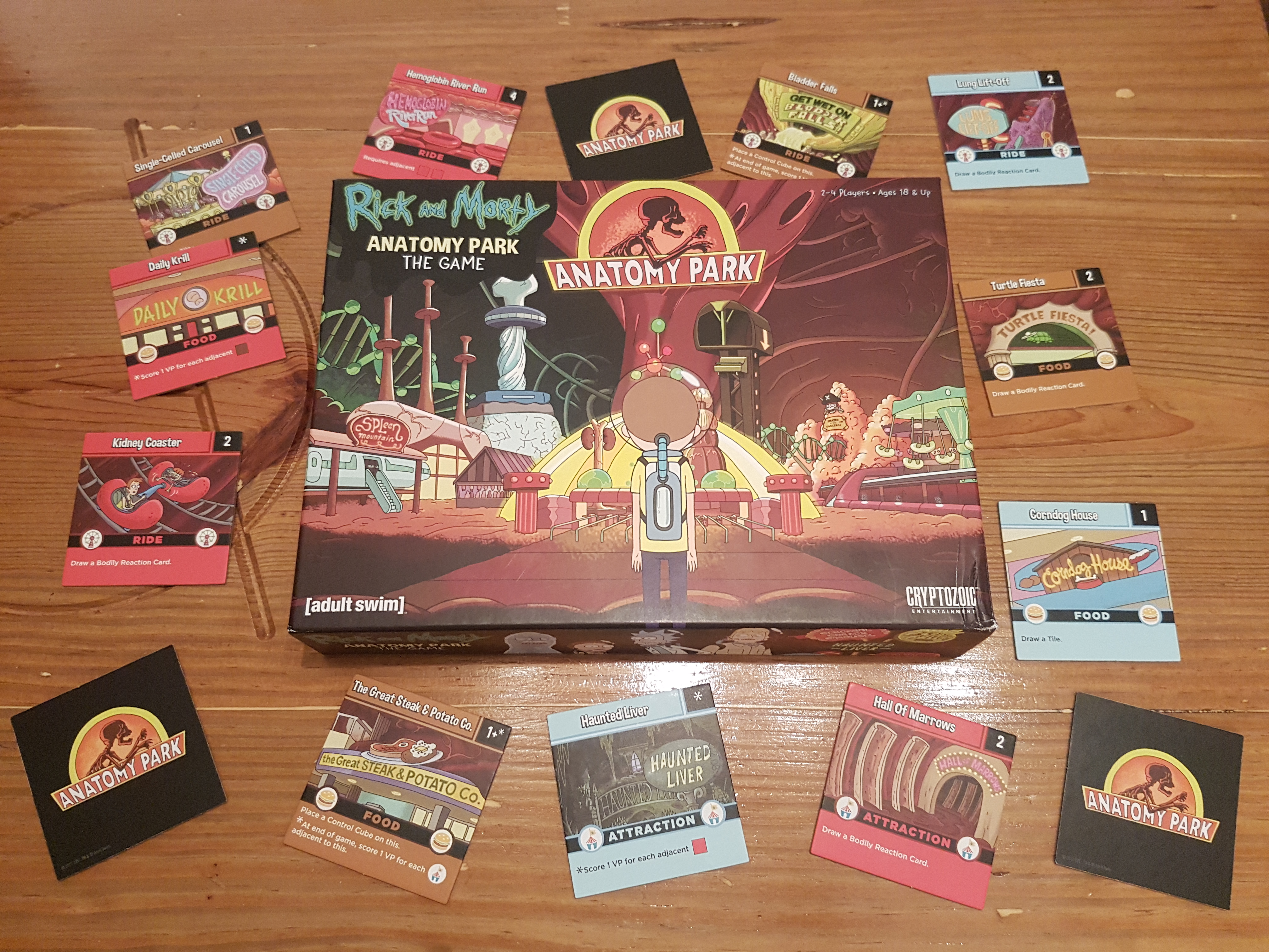 Tappetino Da Pavimento/Porta Rick And Morty – Anatomy Park – Ufficiale, Antiscivolo, 76x32 Cm
