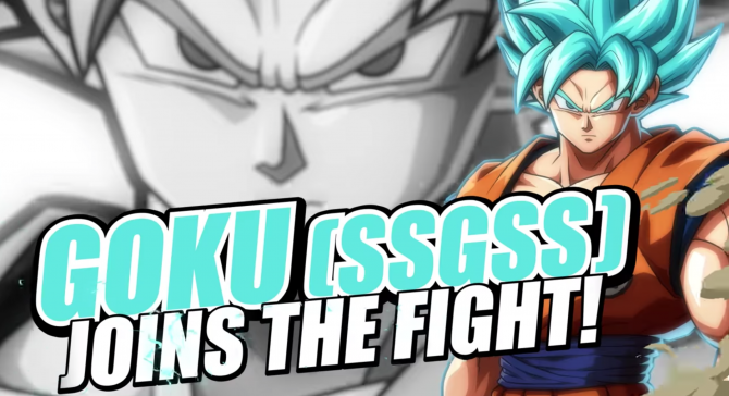 Dragon Ball FighterZ Shows Off Super Saiyan Blue Goku Trailer
