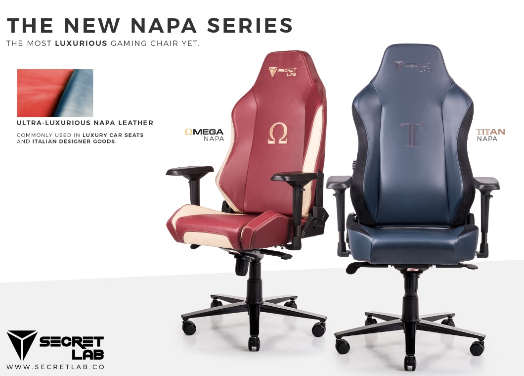 Secretlab Unveils New Napa Leather Series