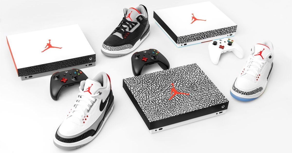 Xbox To Give Away Air Jordan Branded Xbox One X Consoles And Shoes