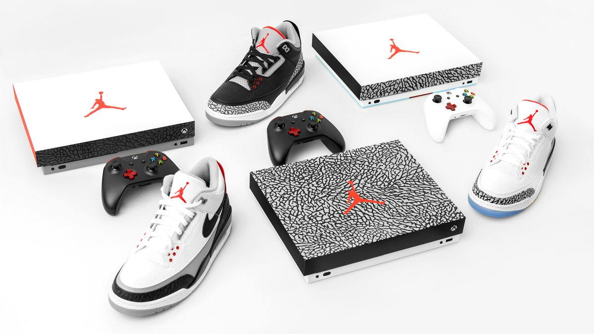 Xbox To Give Away Air Jordan Branded Xbox One X Consoles And Shoes