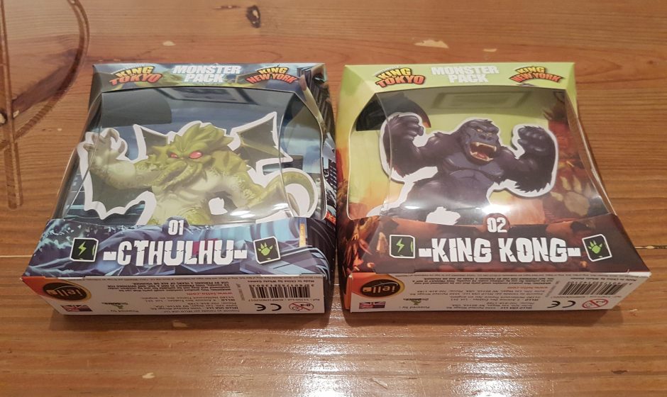 King of Tokyo/New York Monster Packs: 01 Cthulhu & 02 King Kong Mini-Review