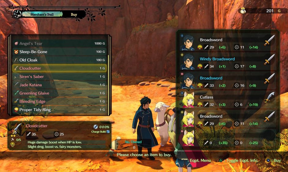 Ni no Kuni 2 Guide – How to access the Special Swords Set DLC