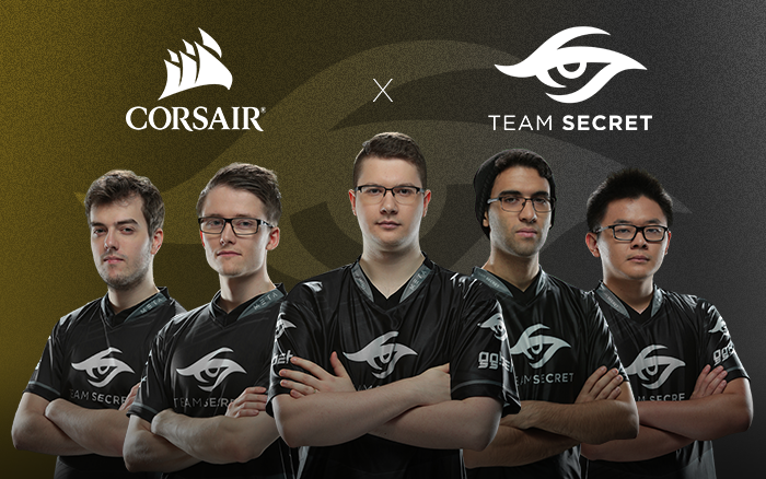 Corsair & Dota 2’s Team Secret Announce 2018 Partnership