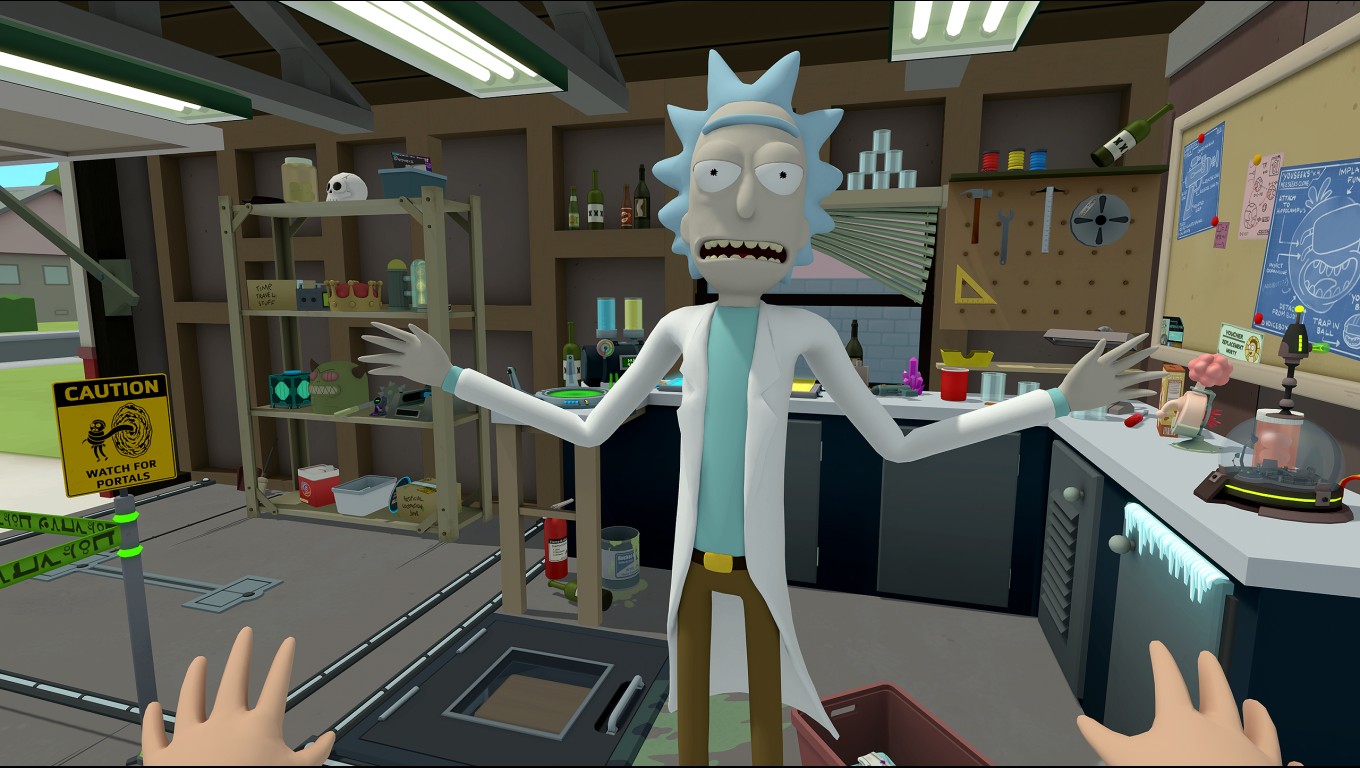 The ESRB Details Info For The PSVR Version Of Rick & Morty Virtual Rick-Ality