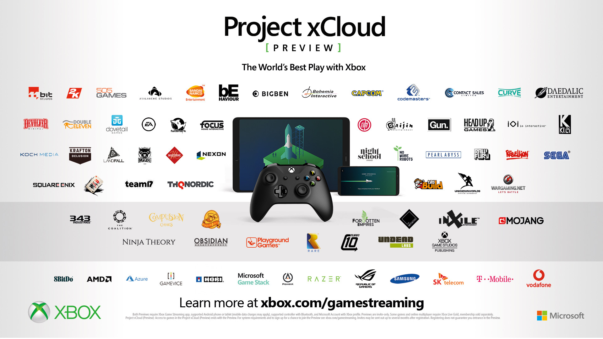 Project xCloud Gets More Games and Additional Accessory Support; Preview In More Countries Set for 2020