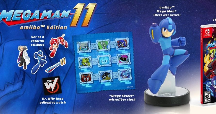 Mega Man 11 coming this October 12; Amiibo Edition announced for Switch