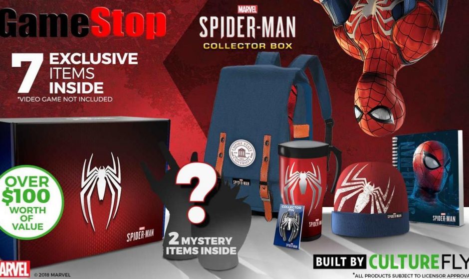 Gamestop Exclusive Spider-Man PS4 Collector’s Box Announced